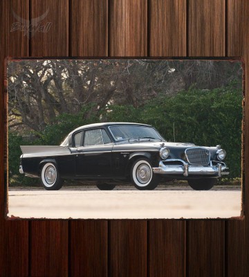 Металлическая табличка Studebaker Silver Hawk Coupe Металлическая табличка Studebaker Silver Hawk Coupe